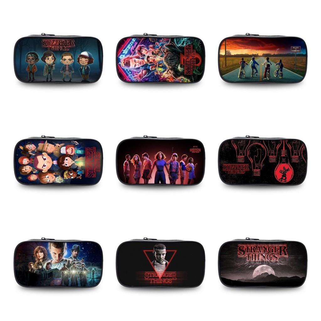 Geräumiges Federmäppchen aus Oxford-Material Stranger Things für Schüler Universelles Geschlechtsdesign