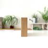 KATOMOKU Dual Use Clock 4 Natural km-95NARC Wall/Tabletop Use Radio-Controlled Clock with Continuous Second Hand, 14cm