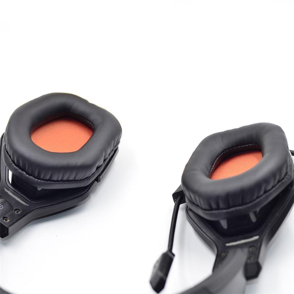Portable Audio Ear Pads Cover for Tritton Warhead 7.1 Dolby / Katana Headphone Premium Leather Ear Pads