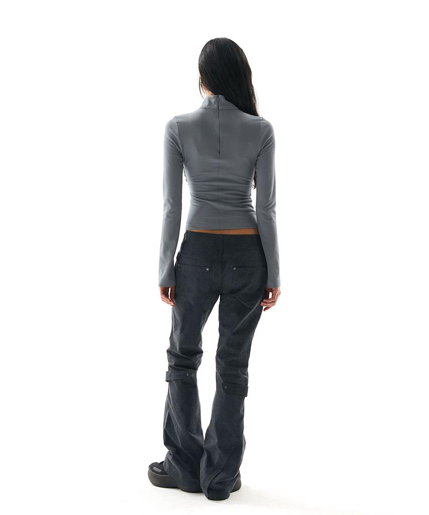 Dipeuleontiseu Gathered Mesh Top (Ms)