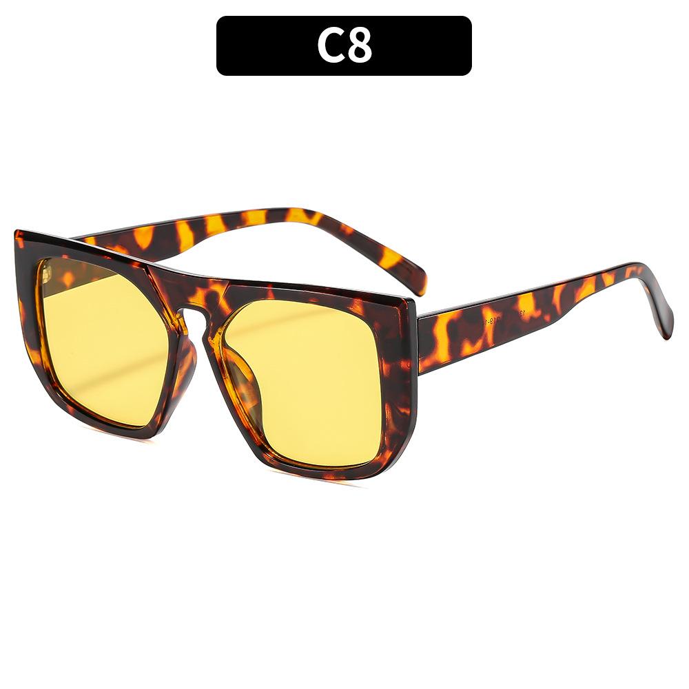 

Женские солнцезащитные очки, мужские и женские модные солнцезащитные очки с большой оправой