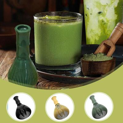 Japanese Matcha Whisk Reusable PP Resin Matcha Whisk Chasen Powder Green Preparation Matcha Sti E3V0