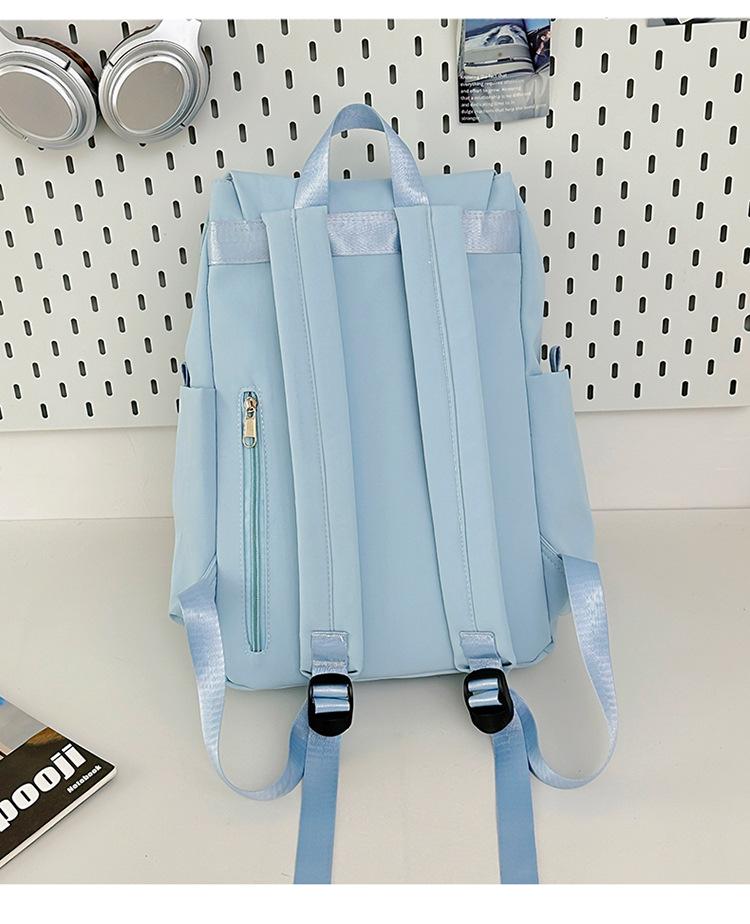 Korean Style Lightweight Backpack: Outdoor Travel, Shoulder Bag for Women, Japanese-Inspired Student School Bag