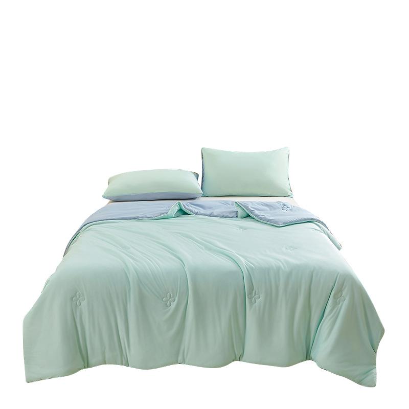 Class A Mica Silk Cooling Quilt with Spandex Cotton, Double-Sided, Washable for Summer Use