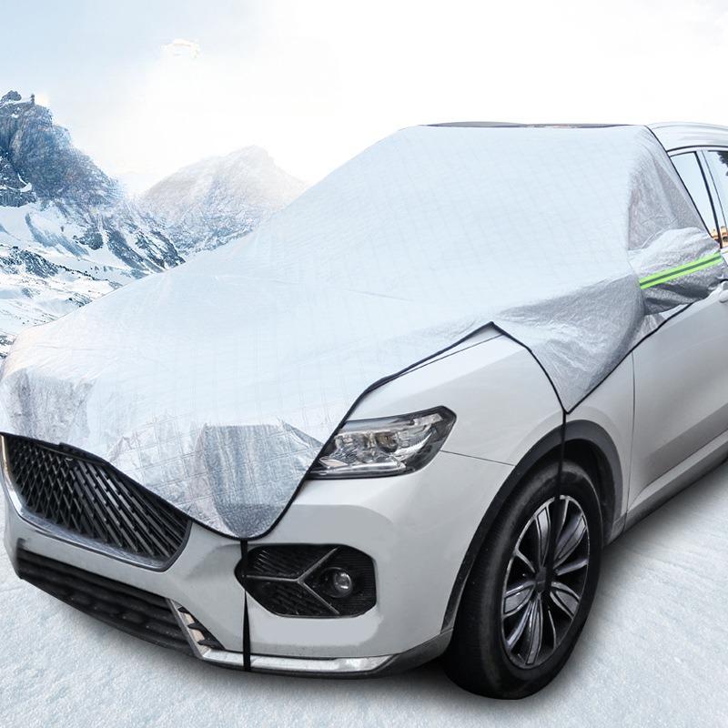 Car clothing car cover four seasons universal rain and frost insulation snow shield front windshield half car clothing sunblock