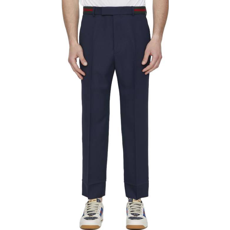 Replicated_PMPrevious Season Web-stripe Trim Cropped Trousers 751788Z798C4225