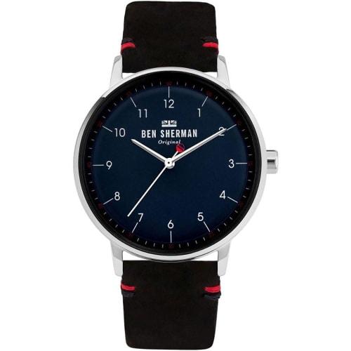 

Ben Sherman Analog Blue Dial Men s Watch - WB043B, Blue, Strap