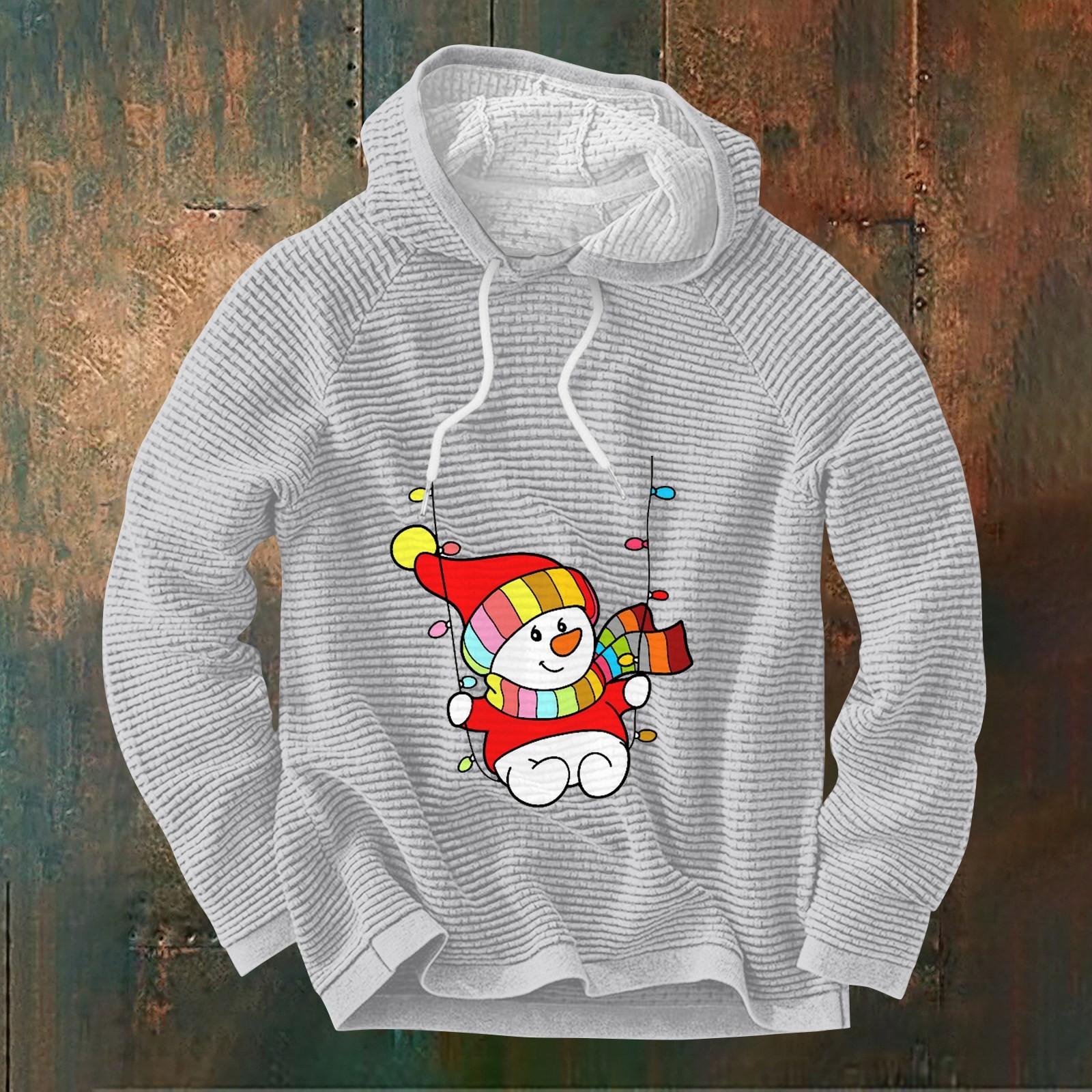 

Мужской повседневный и модный свитер с длинными рукавами и капюшоном XXXXL