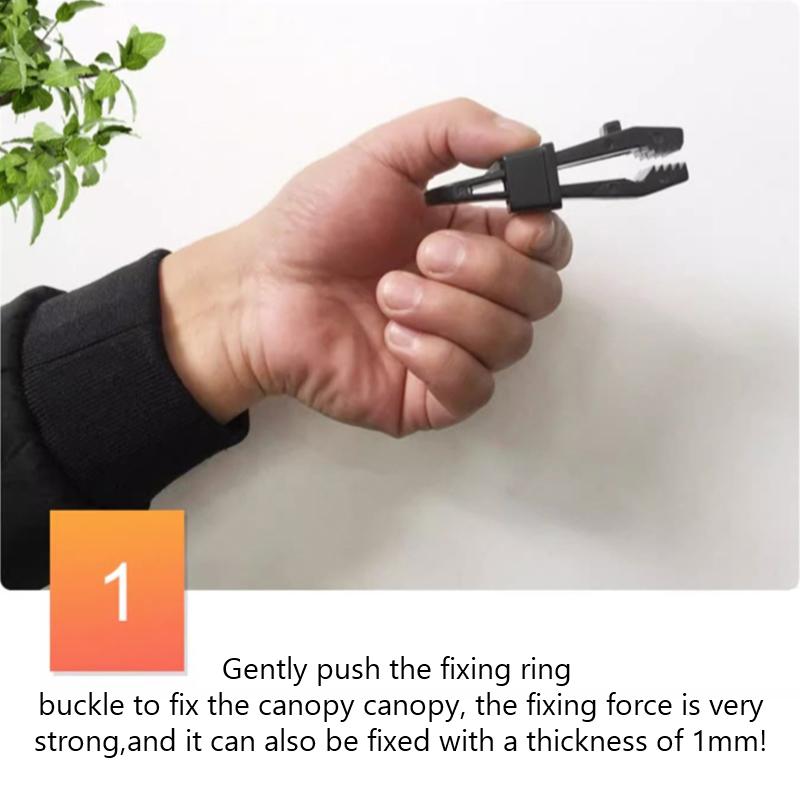 Plast Teltklemmer, Kalesje Vindtette Tau, Festeklemmer, Markiseklemmer, Presenninger, Regntett Duk Festeklemmer