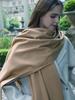 High-End Women's White Cashmere Wool Scarf Shawl - Winter 2025 Collection