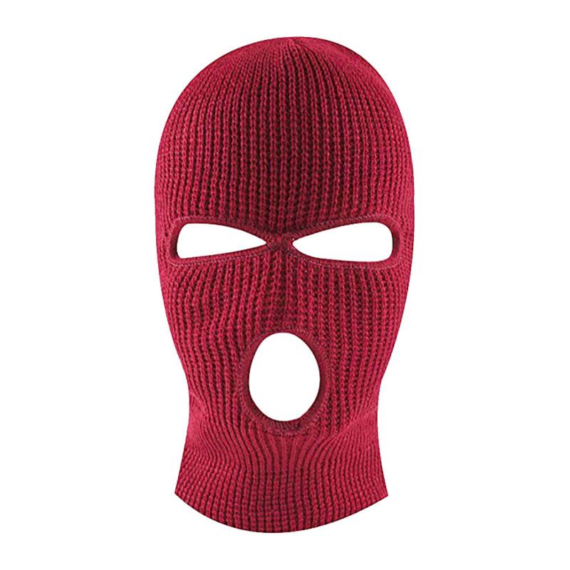 

Unisex Outdoor Knitting Sewing Face Mask Cap Warm for Skiing Riding