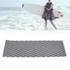 EVA Anti slip Pad Rhombus Pattern with Adhesive Tape for Deck Surfboard(gray&black stripes)