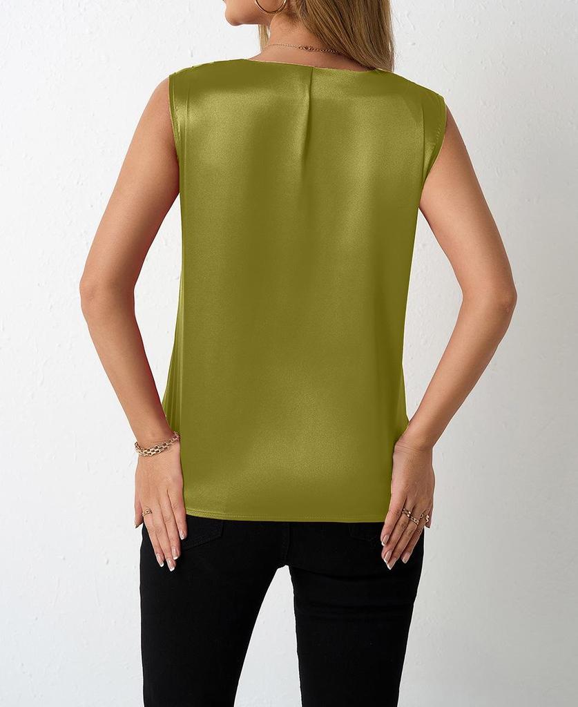Women's Satin Spring/Summer Vest - European & American Style