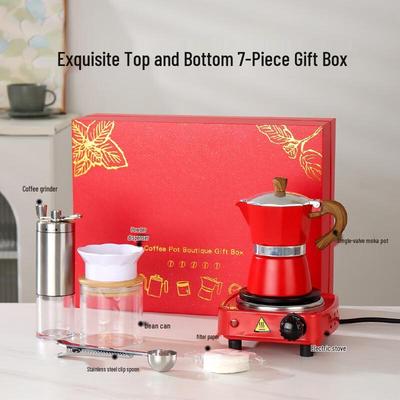 Shangqi Metal Mocha Pot Coffee Maker Set