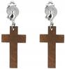 Nun Necklace and Cross Earrings Set Halloween Carnival Costume Prom