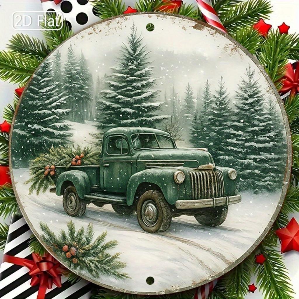 2D Flat Metal Wall Sign Decor