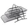 Document Basket Three Layers Reticulated Desktop Organizer for Store  Size Paper Folders Stationer