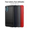 Für Nokia G11 / G21 MOFI Gentleness Series Gebürstete Textur Kohlefaser Weiche TPU Hülle