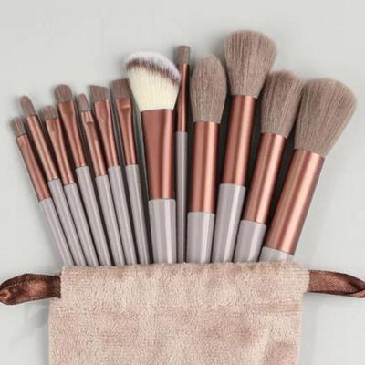 Black Makeup Brushes Set Powder Foundation Blush Kabuki Blending Makeup Beauty Tools Cosmetic Brosha Maquillage 13 Pieces