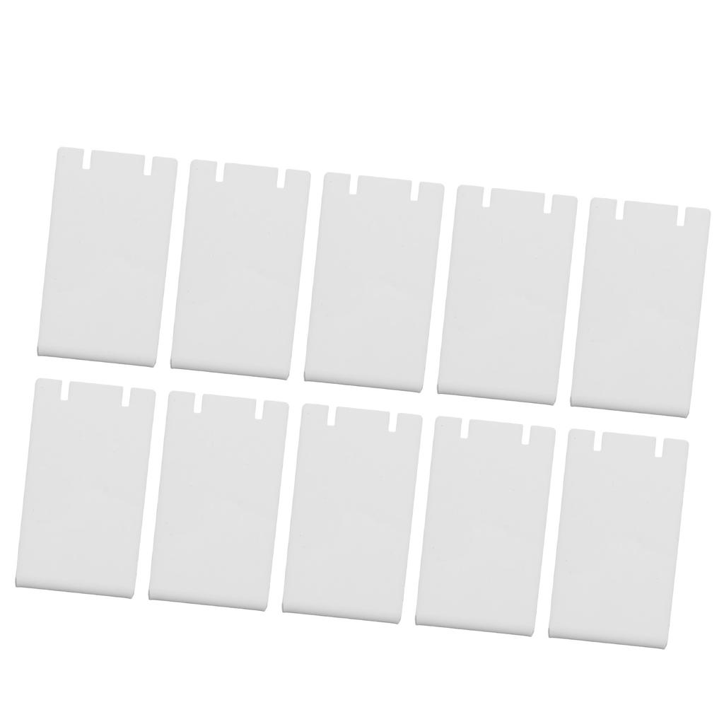 10pcs Acrylic Earring Holder   Ear Studs Jewelry Storage Display Rack Showcase Earrings Display Stand Earring Storage