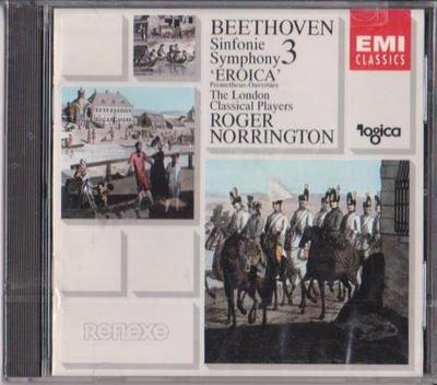 CD LONDON CLASSICAL PLAYERS, ROGER NOR - Symphony 3 Eroica CDC7491012 EMI Classics 1992 US Classical Used