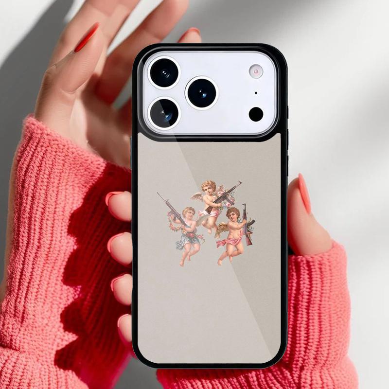 Angels Aesthetic Aesthetics Phone Case for iPhone 17 16 15 14 13 Pro Max Back Cover for 12 11 Pro Coque
