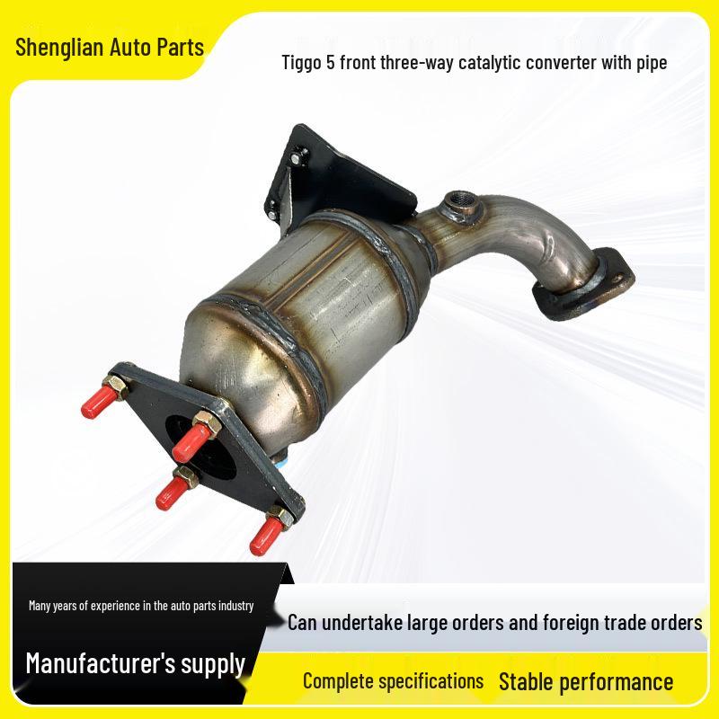 Three-Way Catalytic Converter Assembly for Chery Tiggo 5 with Front Pipe