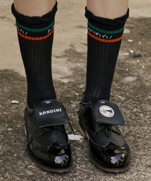 [Candini] All Black Classic Golf Shoes [kdn02clsh0102]