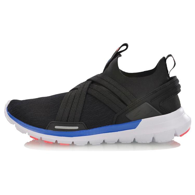 New LINING Spirituality Running Shoes Women's Low top Standard Black/Standard White/Flashing Red/Turkey Sea ARKP002-1