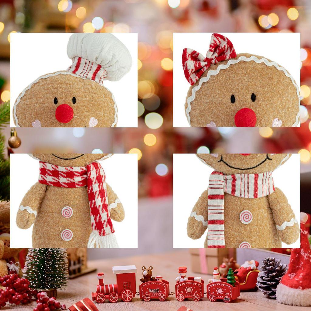 Christmas Gingerbread Man Hanging Ornament with Long Legs