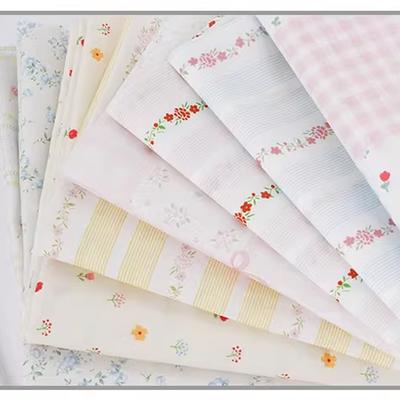 Rural Style Pure Cotton Printed Fabric for Children's Clothing Dresses Home Wear Decorative Cloth Handmade DIY Sewing Fabrics