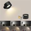 Led Wall Lamp Touch Control Remote 360 Rotatable USB Recharge Wireless Portable Night Light For Bedroom Reading Lamp