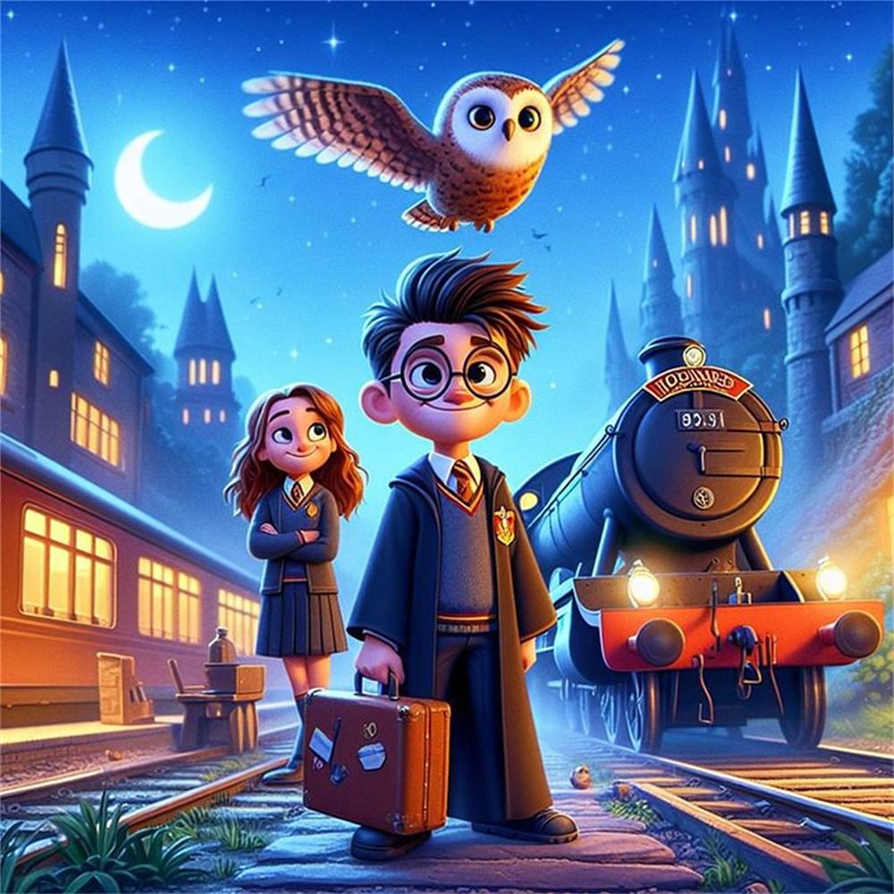 Harry Potter Magic School Hogwarts Diamond Painting Cross Stitch Set 5D DIY Art Mosaic Embroidery Home Decor Handcraft Gift