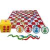 Portable Game Playmat Children Waterproof Snake Ladder Chessboard Activity Map Game Set Toy Outdoor Picnic Carpet Mat For Baby