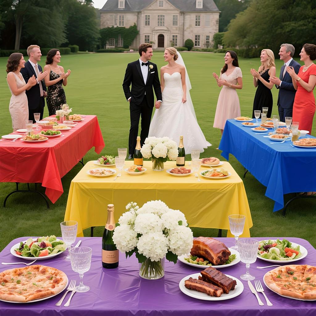 12 Colors Available Solid PEVA Anti-Wrinkle Disposable Rectangular Tablecloth, Suitable for Indoor And Outdoor Parties, Picnics, Birthdays, Weddings