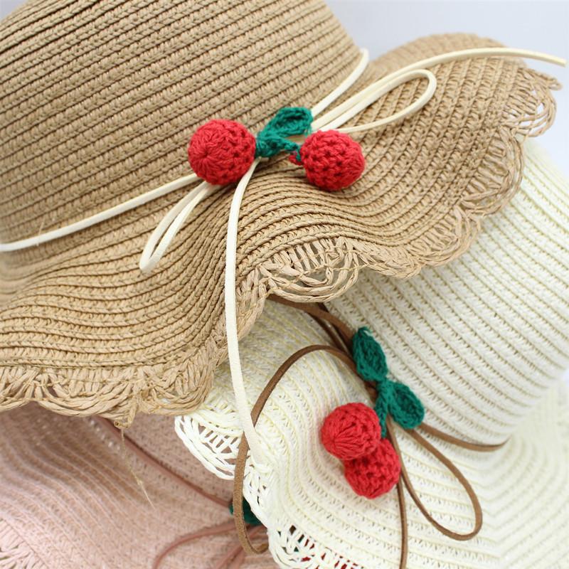 Summer Children'S Sun Hat Girls Straw Hat Cute Princess Hat Baby Girl Sun Hat Beach Hat Bag