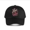 Love Dance Hand Lettering Heart Grap Baseball Cap Fashion Outdoor Sports Sunhat Unisex Snapback Cap Womens