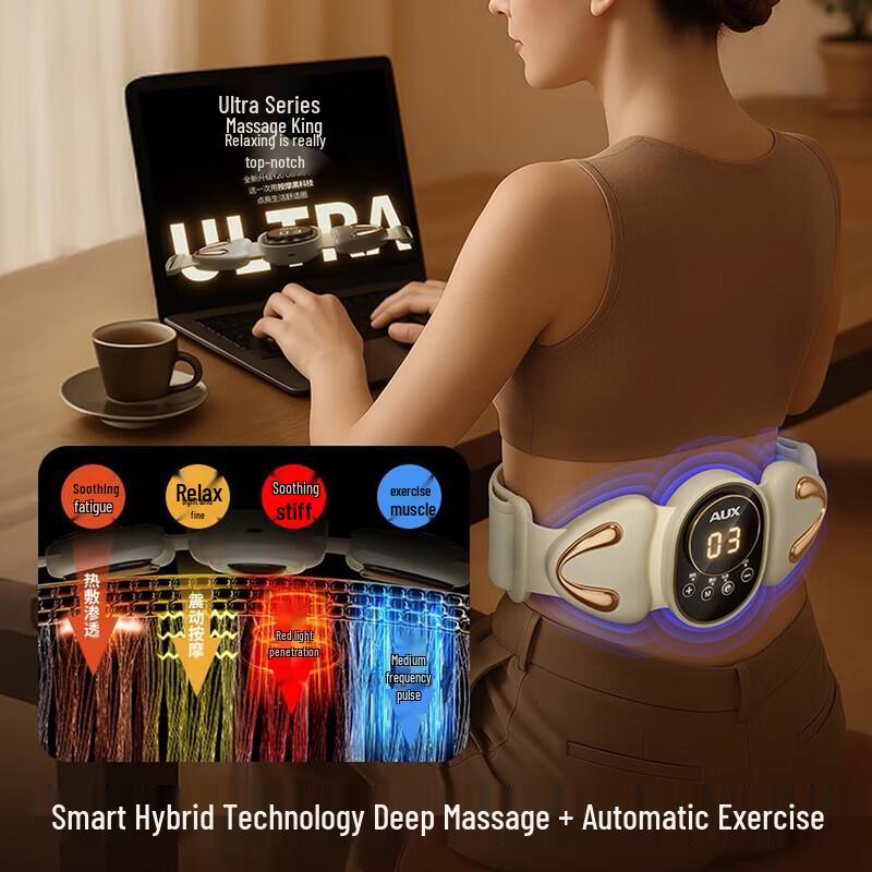 AUX Smart Lumbar & Abdominal Massager CN plug (adapter included)