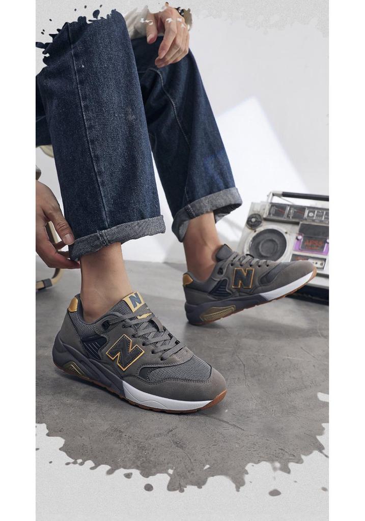 New Balance NB580 Men's Retro Casual Running Shoes - Cool, Versatile, Trendy Fashion Sneakers
