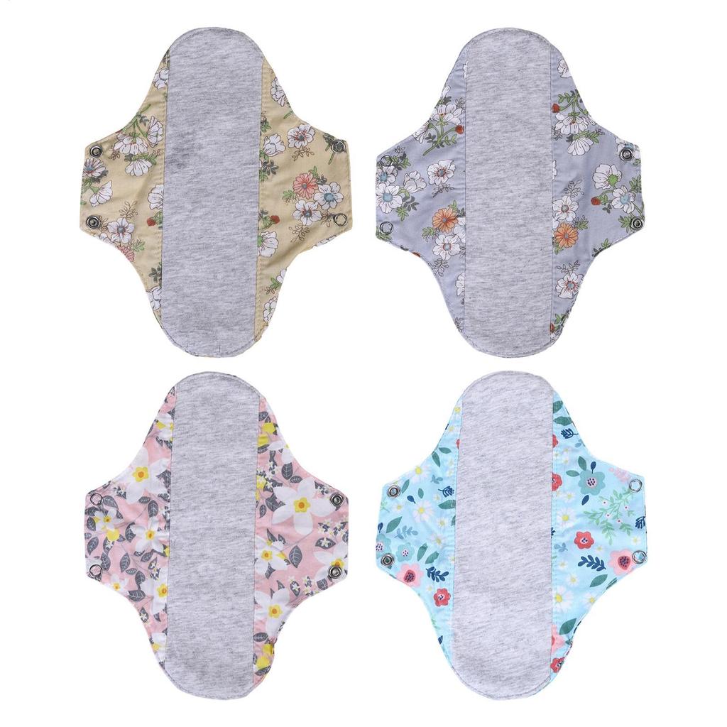 Period Pads Reusable Leak Proof Sanitary Pads Menstrual Cloth Pads Washable Breathable Period Cotton Washable Sanitary Napkin