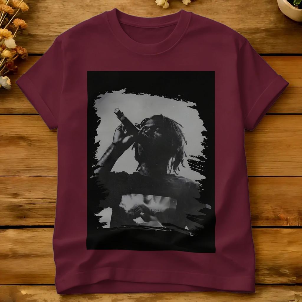 Daniel Caesar Vintage T-Shirt Strandmode T-Shirts Reine Baumwolle Rundhalsausschnitt Große Größen 5XL T-Shirts Kurzarm Y2K Retro T-Shirt