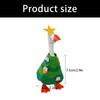 Weather Resistant Christmas Geese Outdoor Decoration For Porch Garden Patios Holiday Thanksgiving Accessory