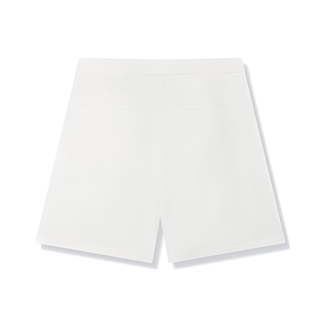 Fila White Series Comfortable Versatile Cool Feeling Logo Design Breathable Loose Mid Waist Three Quarter Casual Shorts Women Shorts F11W523803F-WT