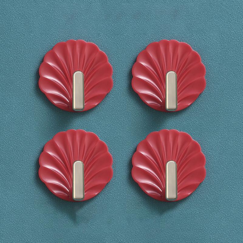 8PCS No Hole Sticky Hooks Powerful Transparent Hooks for Entryway Bedroom Kitchen Storage Multi-functional