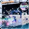 Skirfy Electric Bubble Gun with 60 Volume LED 2 USB Bazooka Shape for Kids and Great for Outdoor and A great gift for girls and boys 2-in-1 Holes,