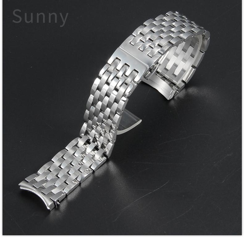 For Tissot 1853 Weiyi Series T038 Original Replace Accessories T038430a Men's Machinery 19mm Silver Waterproof Watchbands