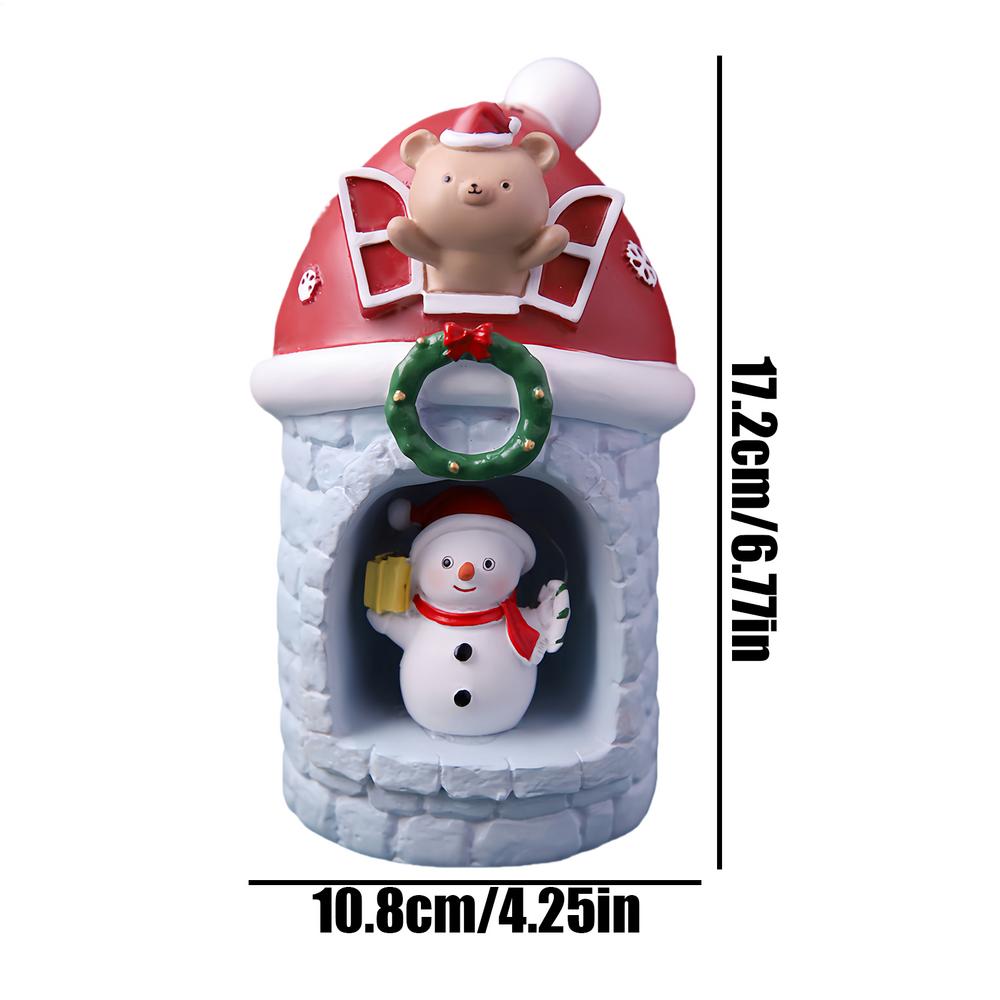 LED Christmas House Lights Santa Claus Snowman Starlight Lamp Decorations Atmosphere LED Night Light Christmas Eve Gifts