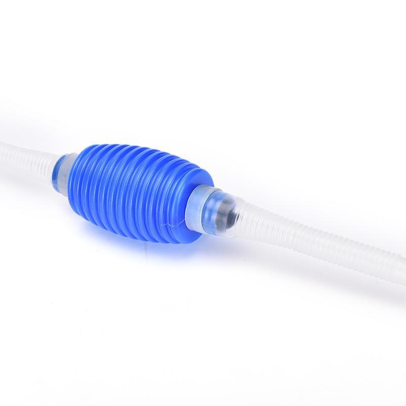 Gravel Suction Pipe 143cm Aquarium Manual Cleaner Tool Siphon Into The Fish Tank.
