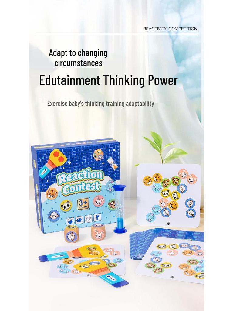 Children's Interactive Attention and Concentration Training Game (Ages 3-6) - Reaction Speed Challenge Table Toy