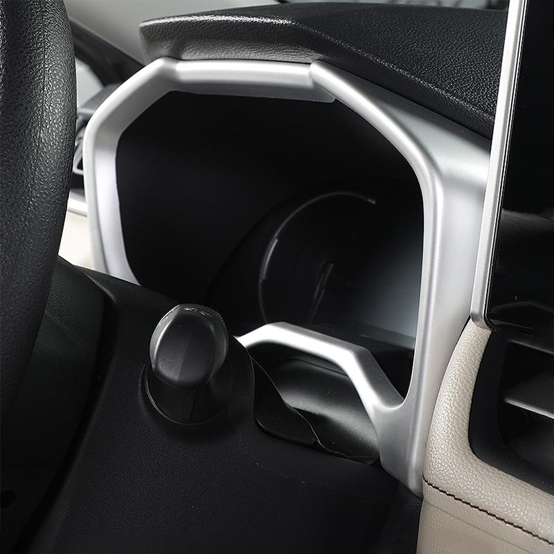 For Toyota RAV4 XA50 -2024 Hybrid ABS Carbon Car Dashboard Display Decorative Frame Sticker Interior Accessories